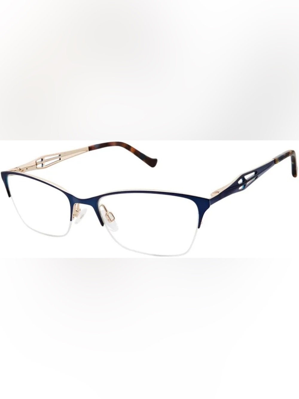 Tura R129 Black Eyeglass Frames Designer Prescription Glasses